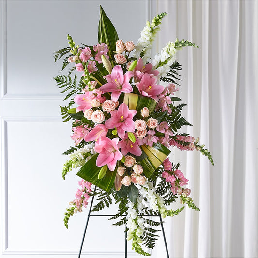Elegant Embrace Standing Spray – ALISA'S UNIQUE DESIGNS, Spencer WV