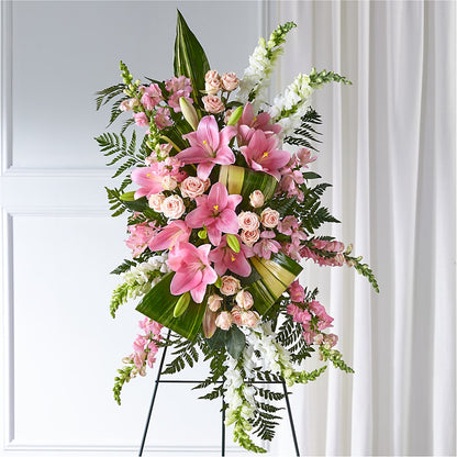 Elegant Embrace Standing Spray – ALISA'S UNIQUE DESIGNS, Spencer WV