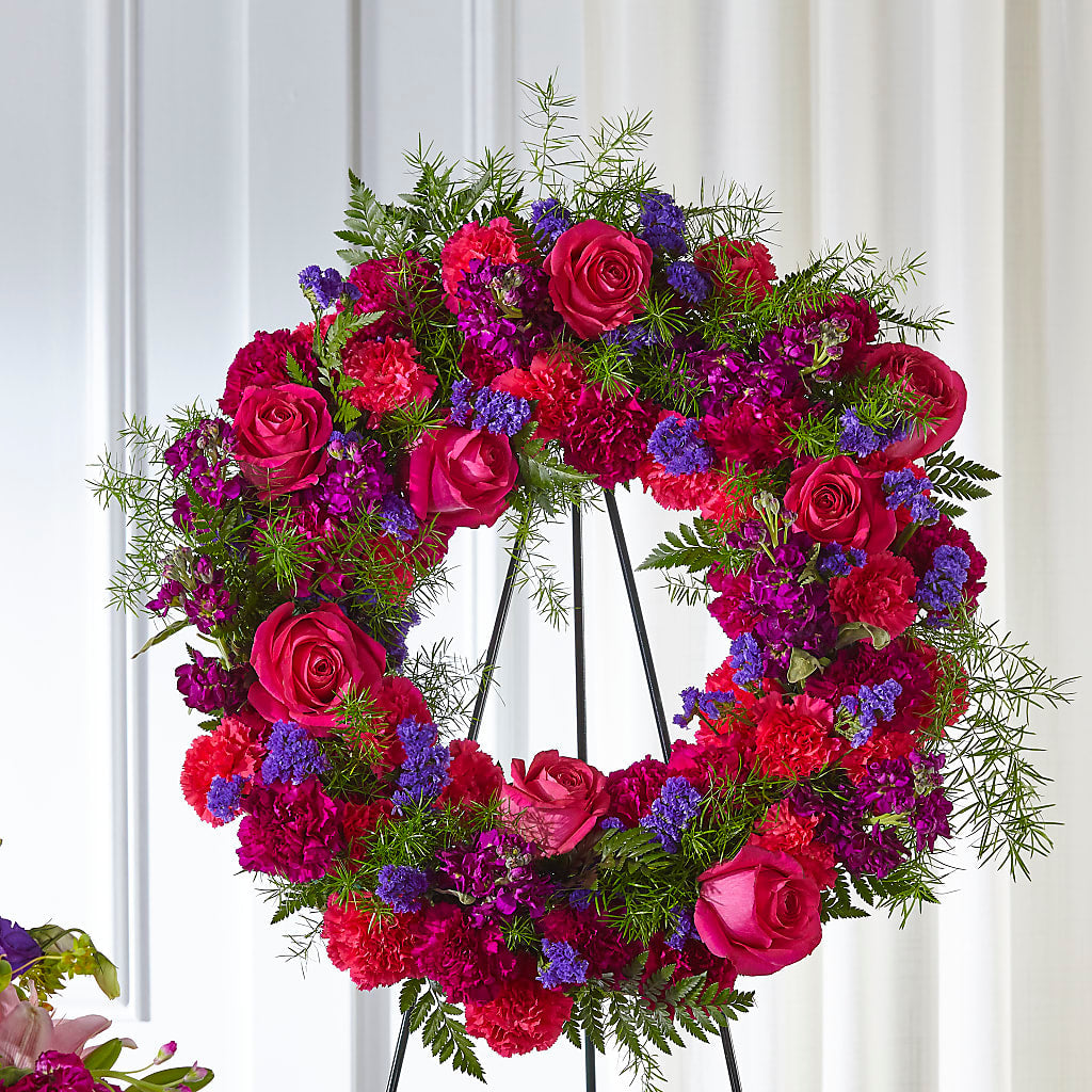 Calming Colors Wreath – ALISA'S UNIQUE DESIGNS, Spencer WV