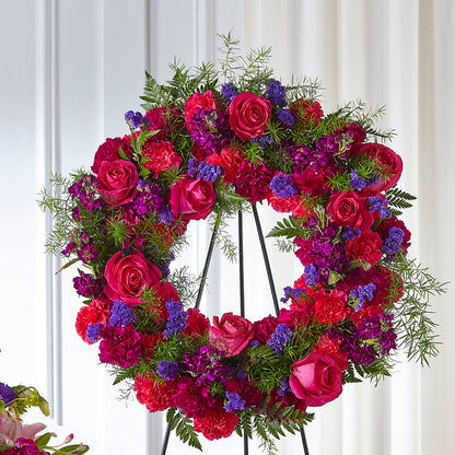 Calming Colors Wreath – ALISA'S UNIQUE DESIGNS, Spencer WV