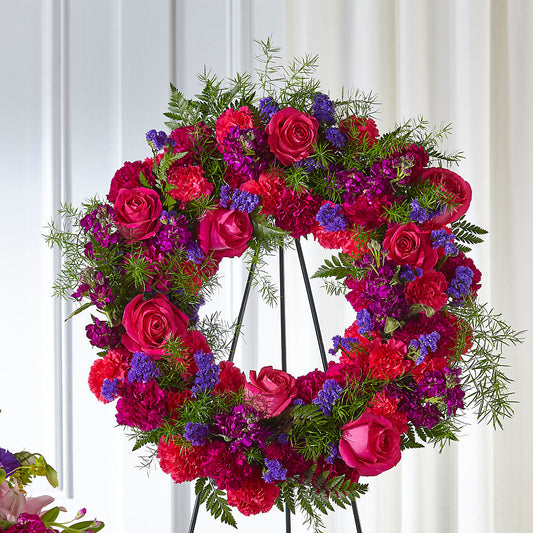 Calming Colors Wreath – ALISA'S UNIQUE DESIGNS, Spencer WV