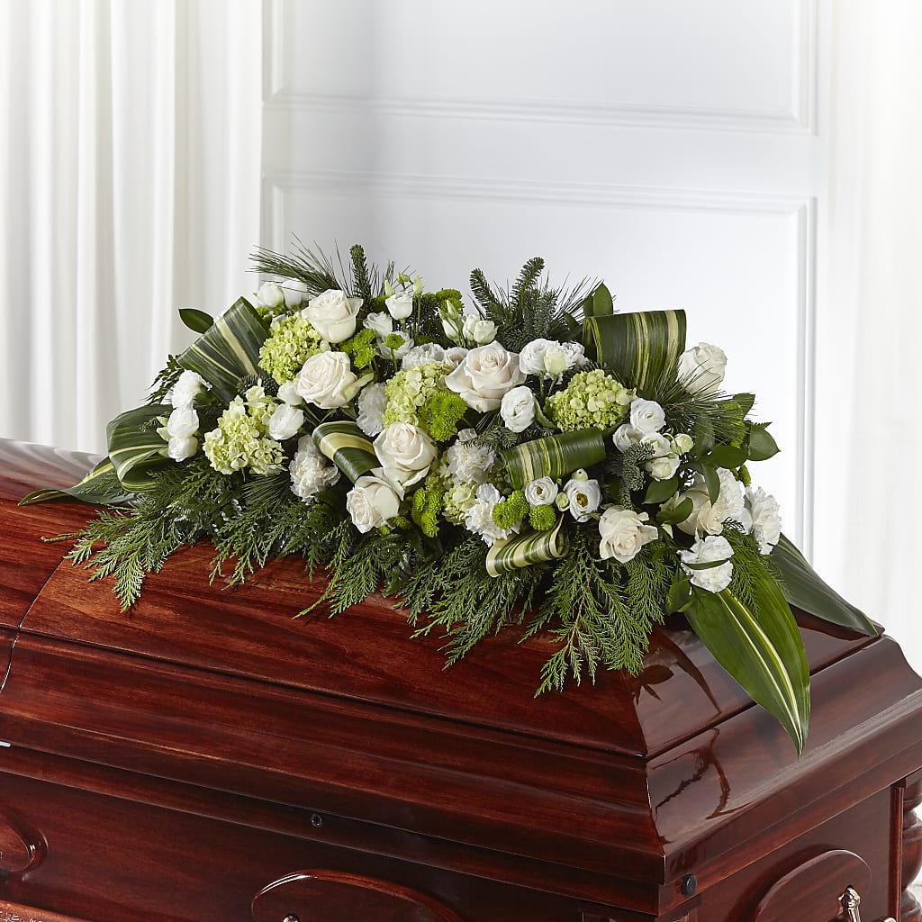 Hopeful Gesture Casket Spray – ALISA'S UNIQUE DESIGNS, Spencer WV