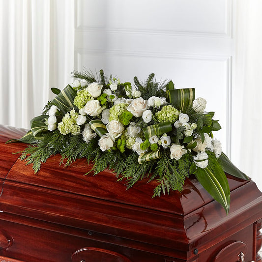 Hopeful Gesture Casket Spray – ALISA'S UNIQUE DESIGNS, Spencer WV