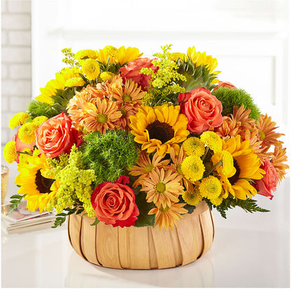 Harvest Sunflower Basket – ALISA'S UNIQUE DESIGNS, Spencer WV