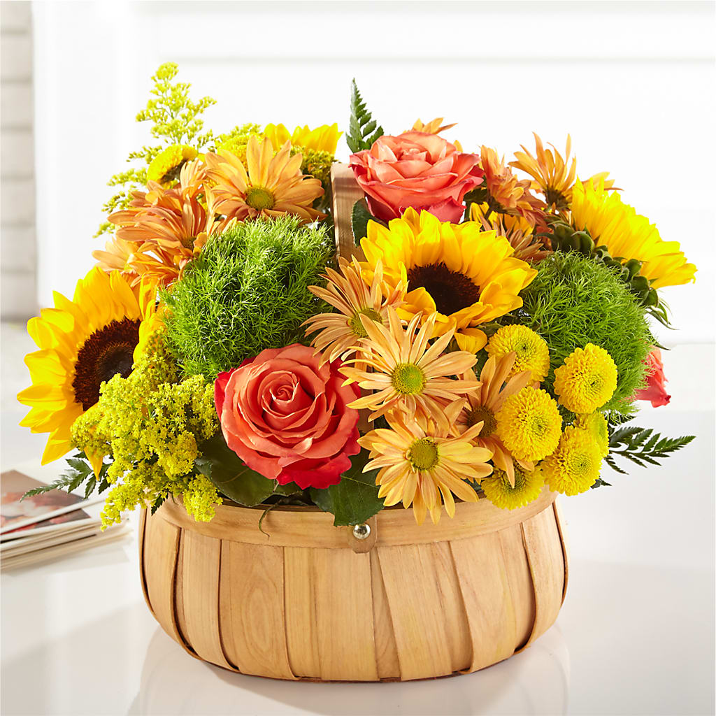 Harvest Sunflower Basket – ALISA'S UNIQUE DESIGNS, Spencer WV