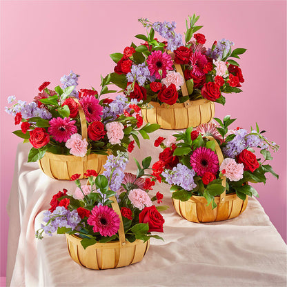 Pink Picnic Basket – ALISA'S UNIQUE DESIGNS, Spencer WV
