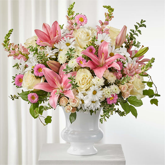 Empathetic Blooms Urn Arrangement – ALISA'S UNIQUE DESIGNS, Spencer WV