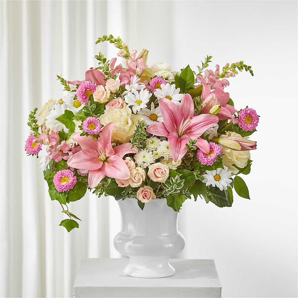Empathetic Blooms Urn Arrangement – ALISA'S UNIQUE DESIGNS, Spencer WV