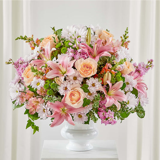 Heartfelt Gesture Urn Arrangement – ALISA'S UNIQUE DESIGNS, Spencer WV