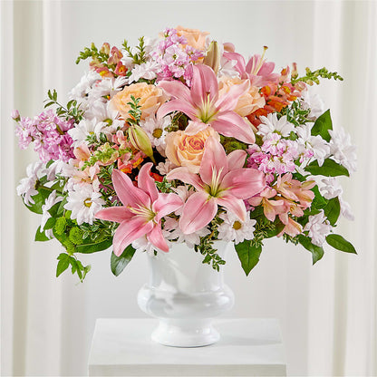 Heartfelt Gesture Urn Arrangement – ALISA'S UNIQUE DESIGNS, Spencer WV