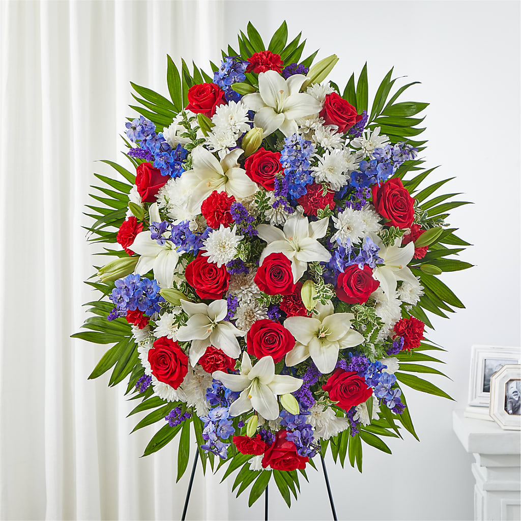 Cherished Service Standing Spray – ALISA'S UNIQUE DESIGNS, Spencer WV