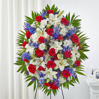 Cherished Service Standing Spray – ALISA'S UNIQUE DESIGNS, Spencer WV