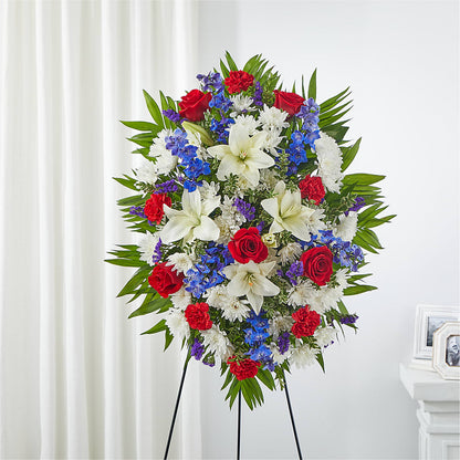 Cherished Service Standing Spray – ALISA'S UNIQUE DESIGNS, Spencer WV