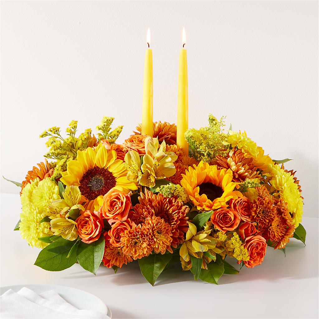 Autumn Harmony Centerpiece – ALISA'S UNIQUE DESIGNS, Spencer WV