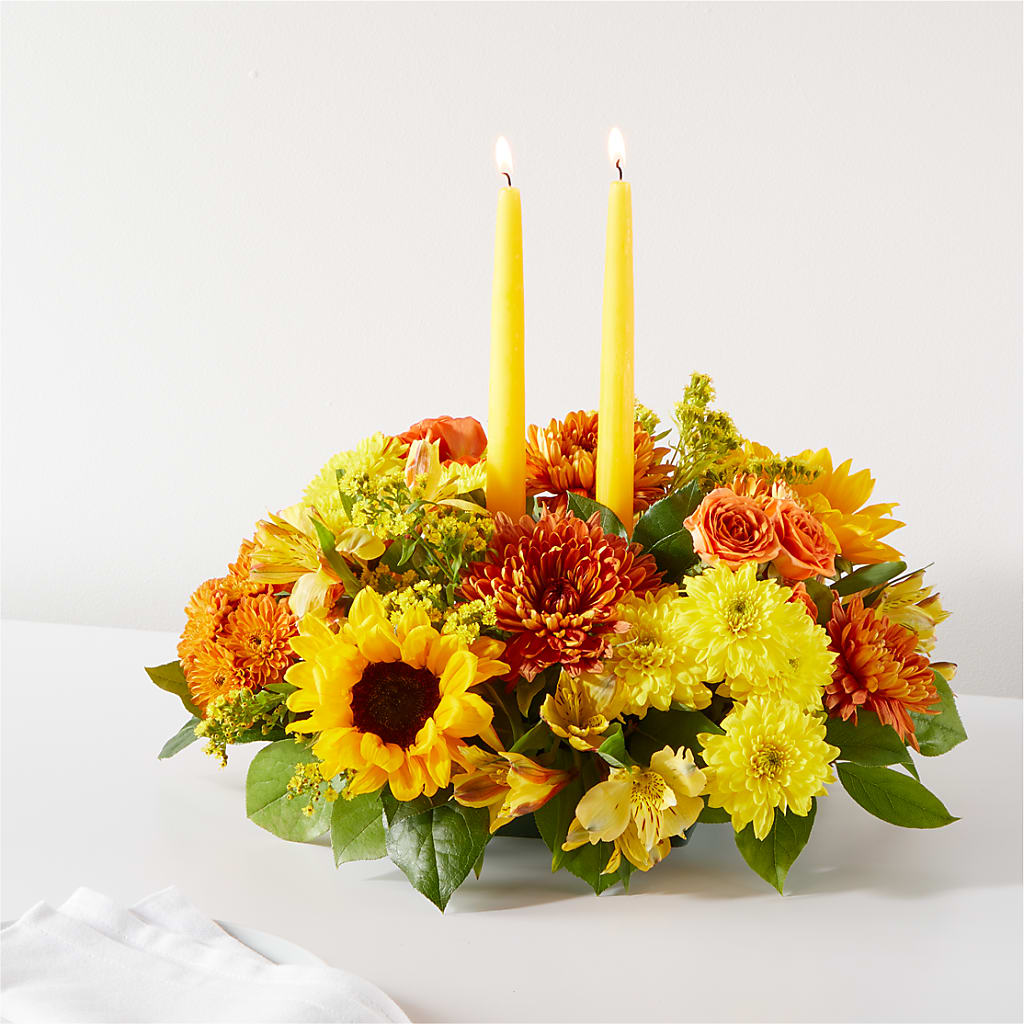 Autumn Harmony Centerpiece – ALISA'S UNIQUE DESIGNS, Spencer WV