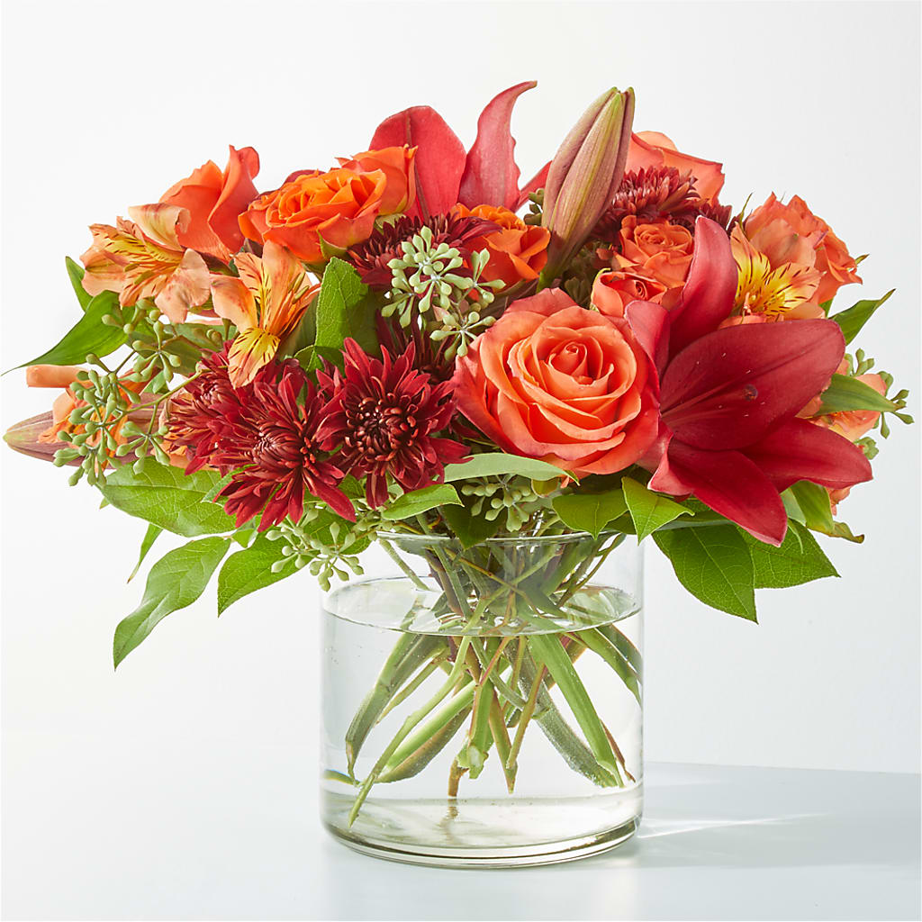 Crimson Leaves Bouquet – ALISA'S UNIQUE DESIGNS, Spencer WV