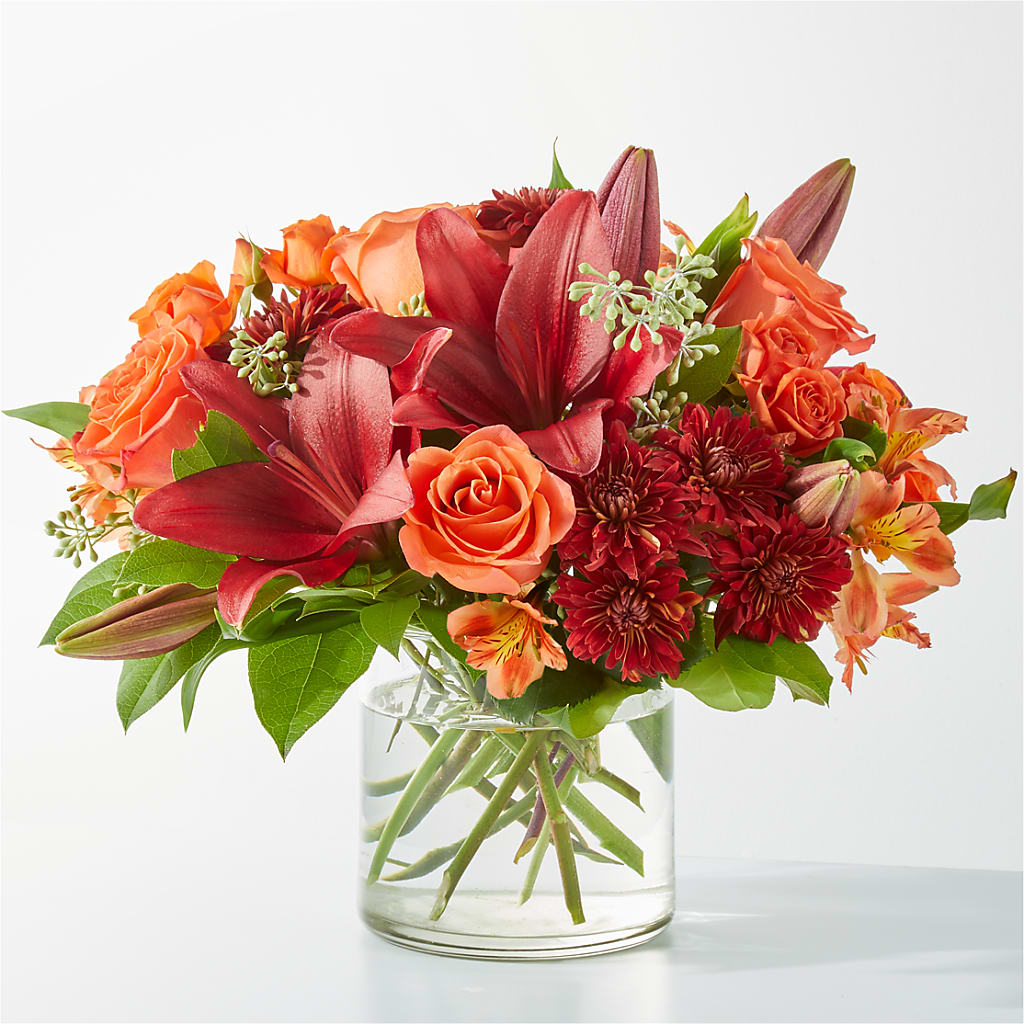 Crimson Leaves Bouquet – ALISA'S UNIQUE DESIGNS, Spencer WV