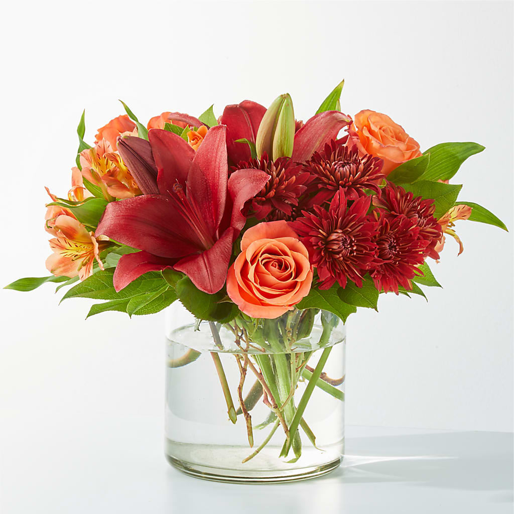 Crimson Leaves Bouquet – ALISA'S UNIQUE DESIGNS, Spencer WV
