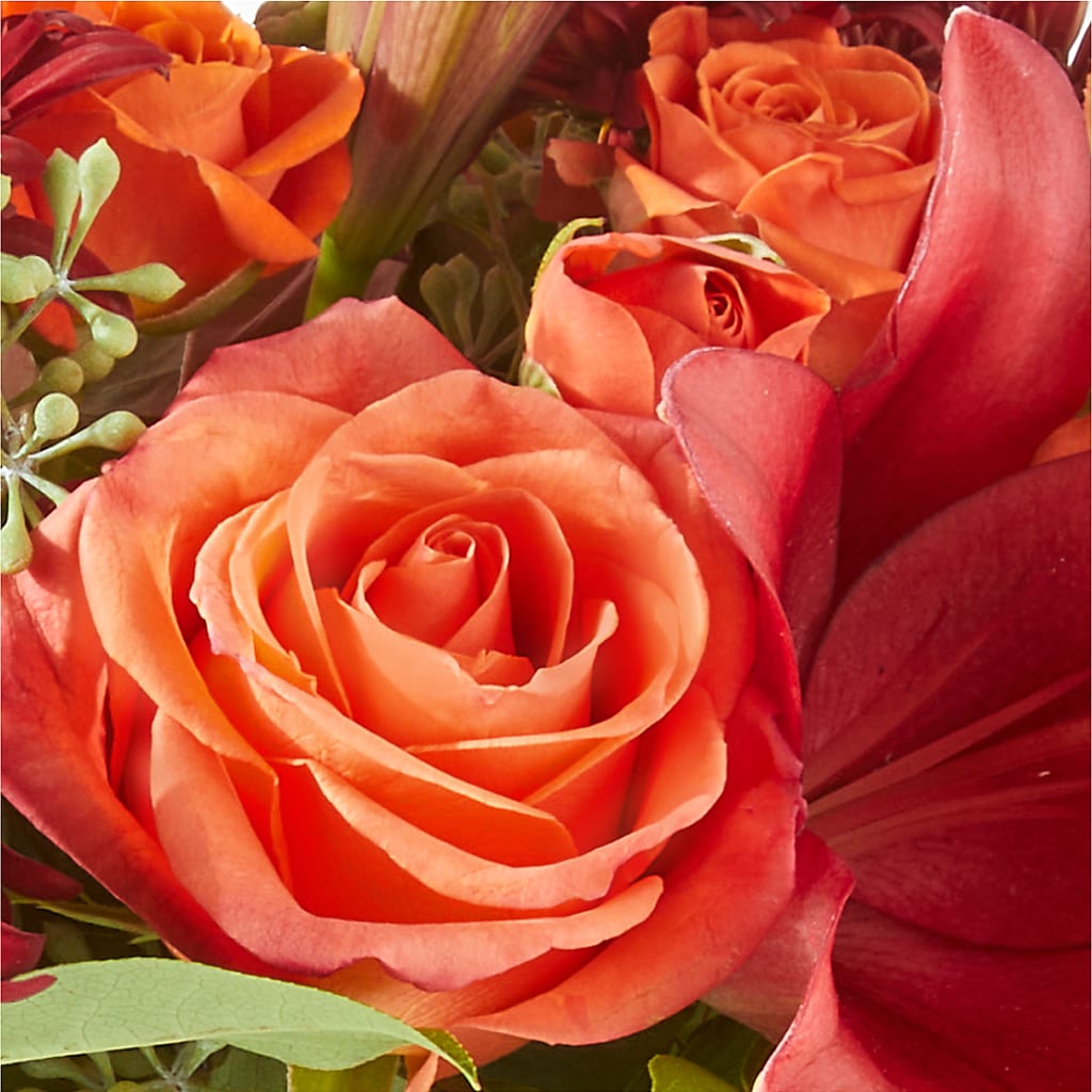 Crimson Leaves Bouquet – ALISA'S UNIQUE DESIGNS, Spencer WV