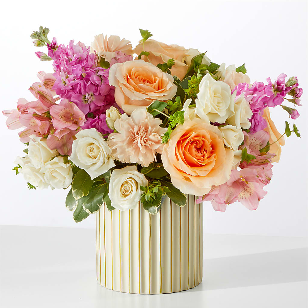 Paradise Bouquet with Ivory Vase – ALISA'S UNIQUE DESIGNS, Spencer WV