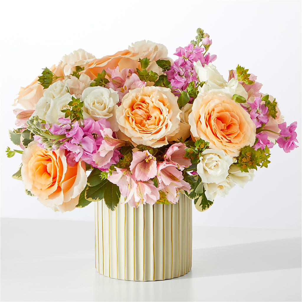 Paradise Bouquet with Ivory Vase – ALISA'S UNIQUE DESIGNS, Spencer WV