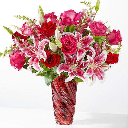 Always You Bouquet with Luxe Swirl Vase – ALISA'S UNIQUE DESIGNS, Spencer WV