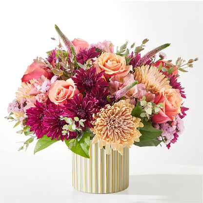 Berry Cobbler Bouquet with Ivory Vase – ALISA'S UNIQUE DESIGNS, Spencer WV