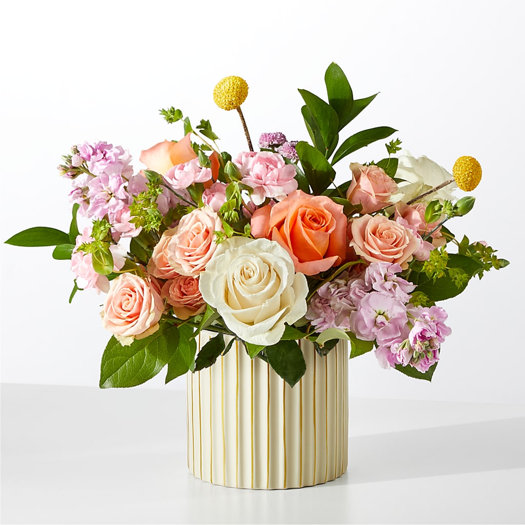 French Market Bouquet with Ivory Vase – ALISA'S UNIQUE DESIGNS, Spencer WV