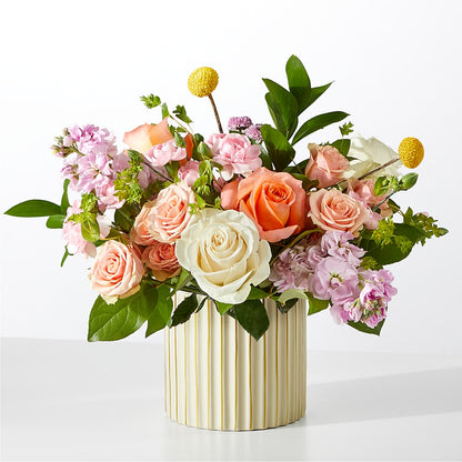 French Market Bouquet with Ivory Vase – ALISA'S UNIQUE DESIGNS, Spencer WV