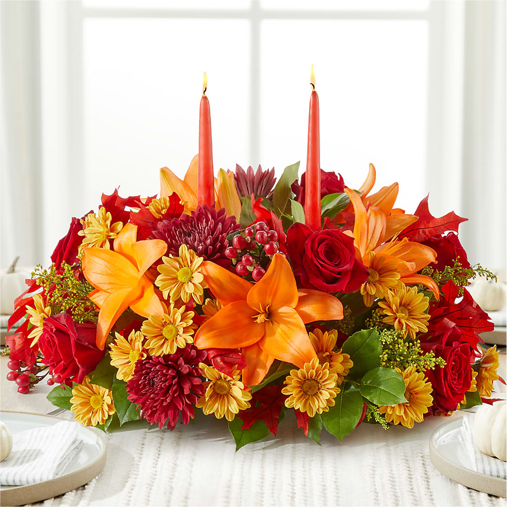 Autumn's Embrace Centerpiece – ALISA'S UNIQUE DESIGNS, Spencer WV