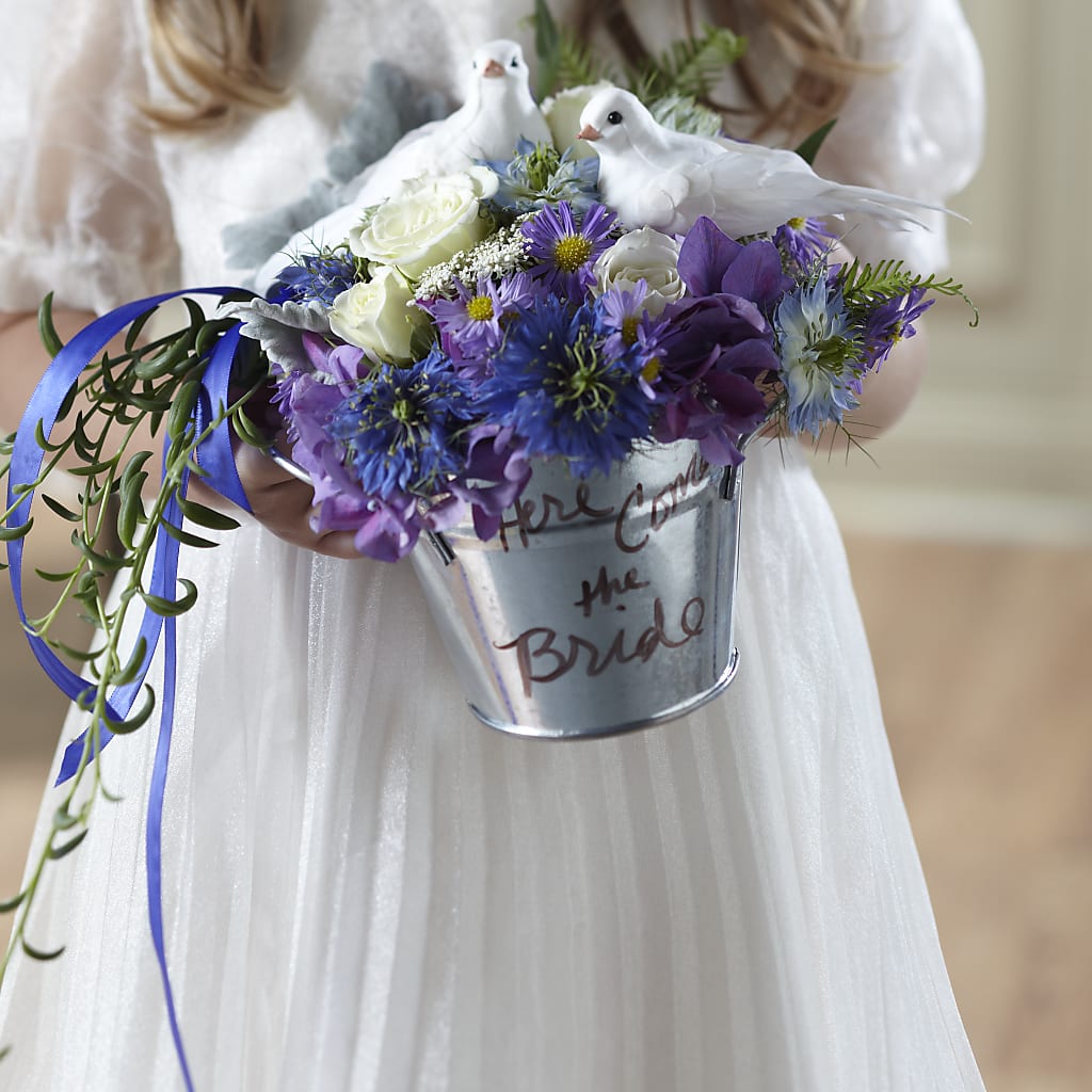 Enchantment Flower Girl Arrangement – ALISA'S UNIQUE DESIGNS, Spencer WV