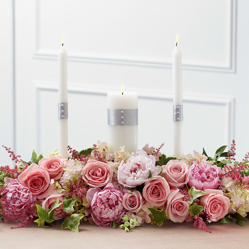 Worldwide Romance Unity Candle Arrangement – ALISA'S UNIQUE DESIGNS, Spencer WV