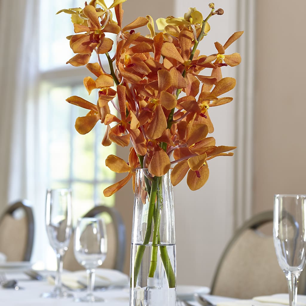 Orange Mokara Bud Vase – ALISA'S UNIQUE DESIGNS, Spencer WV